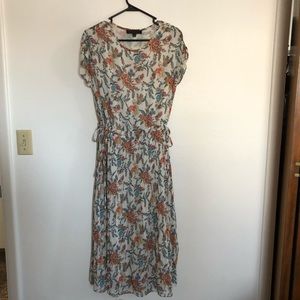 Floral midi dress